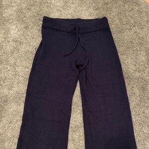 Garage Navy Straight Leg Pants